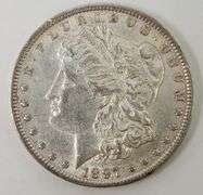 1897 Morgan Silver Dollar, AU