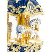 Keren Kopal Austrian Crystals Carousel Horse Music Box