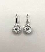 Exceptional VVs1 Near Flawless 2.25 Ctw Ice Blue Fire Moissanite Earrings