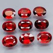 WOW! 9.67ct untreated OVAL CUT GARNETS!!