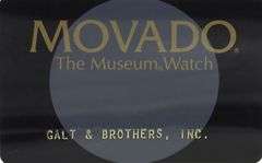 Movado Museum gold plated quartz white dial watch