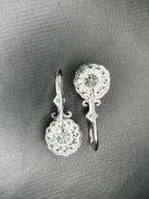 Exceptional VVs1 Near Flawless 2.25 Ctw Ice Blue Fire Moissanite Earrings