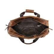 Handmade Full Grain Leather Duffle Bag