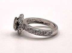 Dazzling 3.4 Ct VVs1 Golden Amber Green Lab Diamond Ring