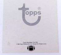 12 Topps 1980 Oversized Football Trade Cards, All Greats