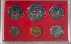 1980- 82  6 US Black Box Proof Sets