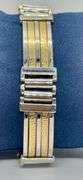 14K Yellow+White Gold Bracelet