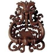 Rustic Brown Cast Iron Door Knocker