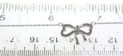 925 Sterling Silver Bow Pendant on Chain