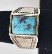 Turquoise Gemstone Ring in Sterling Silver