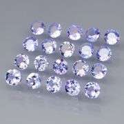 Valuable 3.84ct 20 piece Tanzanite set