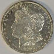 Flashy Prooflike Choice BU 1878-S Morgan Silver Dollar