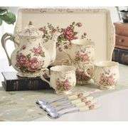 Porcelain Rose Tea Set