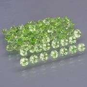 Round cut! Untreated! Jeweler matched! 4.49ct Peridot set!
