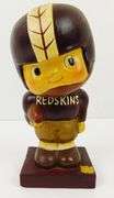 Vintage 1950's Redskins Bobble Head with NFL Sticker