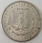 1890 S Morgan Silver Dollar, Cleaned