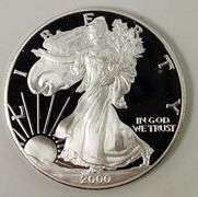 2000-P $1 Silver Eagle PR DCAM
