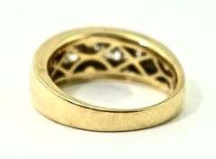Contemporary 14K Yellow Gold Diamond Band