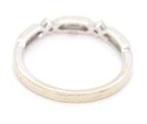10kt White gold diamond band