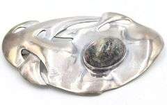 925 Sterling Silver Signed Pin