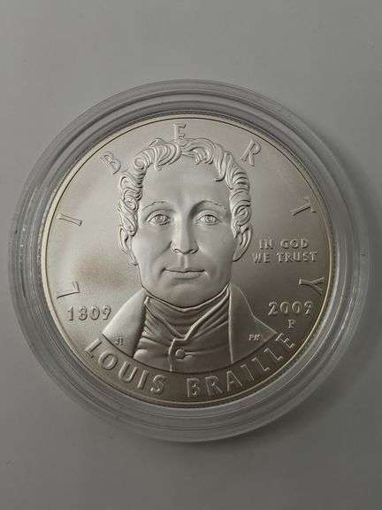 2009-P $1 Louis Braille Bicentennial MS