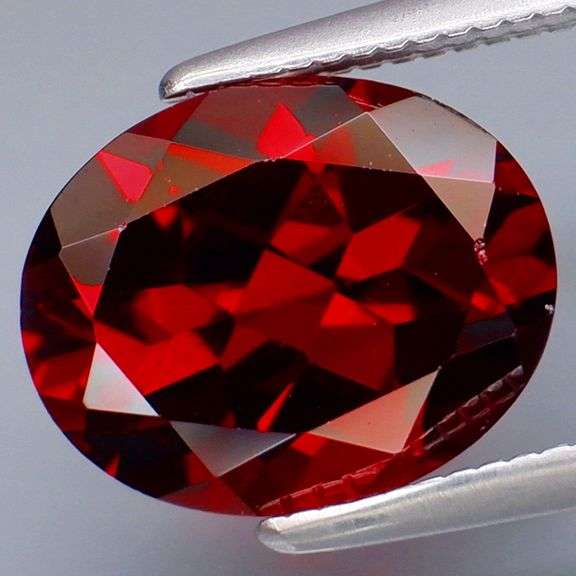 Ravishing 3.48ct black cherry red Mozambique Garnet