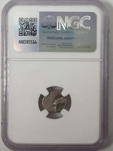 Ancient Greek Silver GAUL SEQUANI Mid-1st Century BC AR Quinarius Q.DOCI, NGC