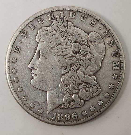 1896-S Morgan Silver Dollar, Circulated