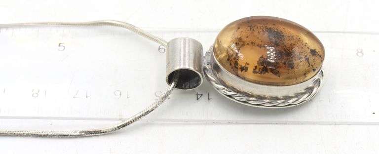Group lot of 6 Vintage 925 sterling silver necklaces
