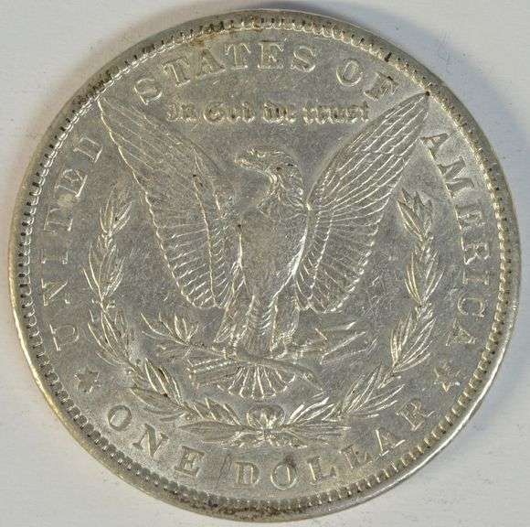 Lustrous AU 1901-P Morgan Silver Dollar. Rare key date
