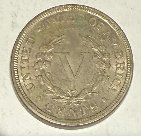 1883 No Cents Rackateer Nickel