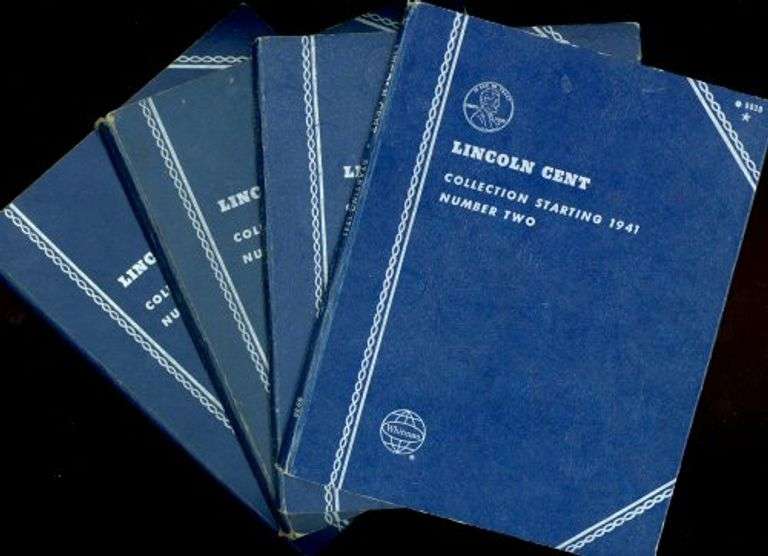 4 Sets of Lincoln Wheat Cents 1941-1975 in Album