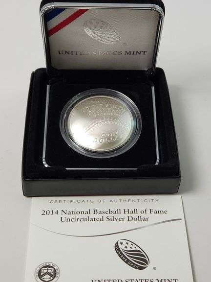 2014-P $1 Baseball Hall of Fame PR DCAM
