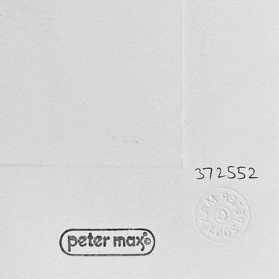 Woman with Flowers by Peter Max