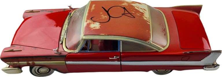 John Carpenter Autographed Christine 1958 Plymouth Fury 1:18 Die-Cast Car ACOA