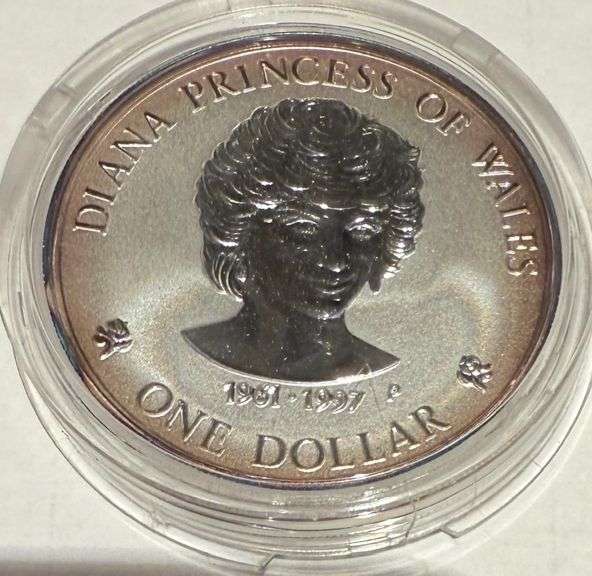 1997 Princess Diana Cook Islands $1 Bullion Coin