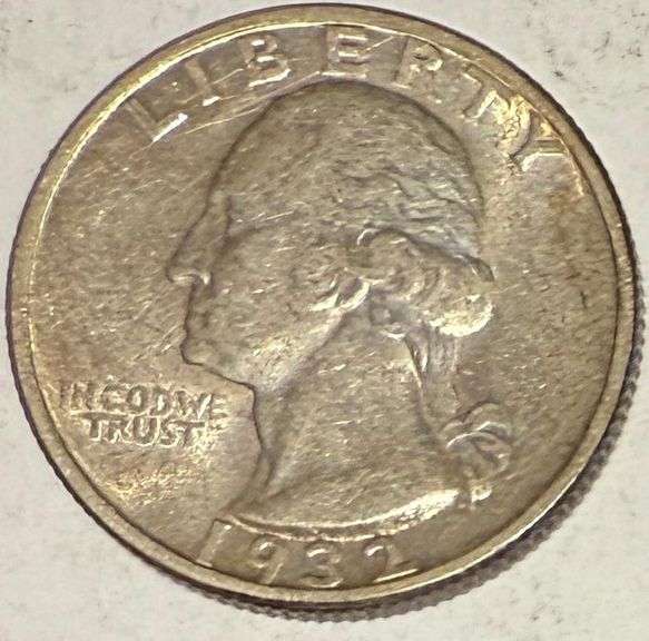 Choice Unc 1932 First Year Washington Quarter
