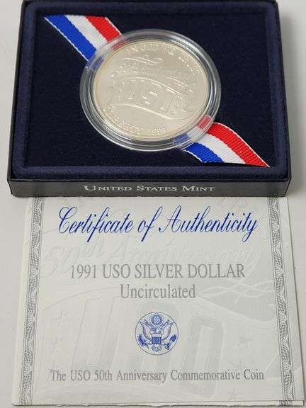 1991-D $1 United Service Organizations (USO) MS