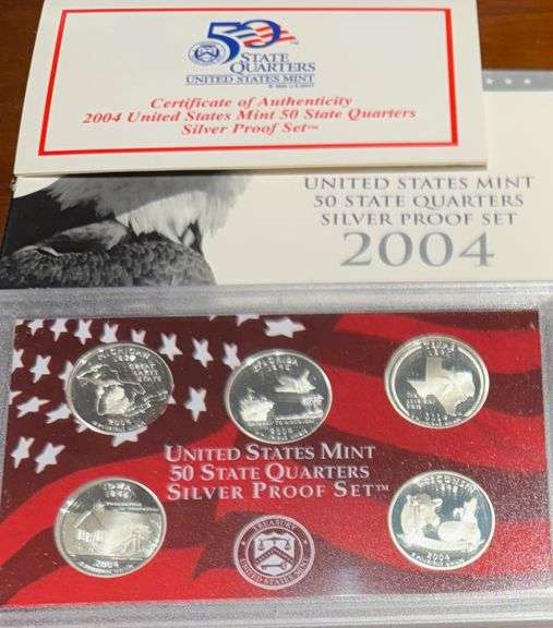 2004 US Silver Quarter Proof Set