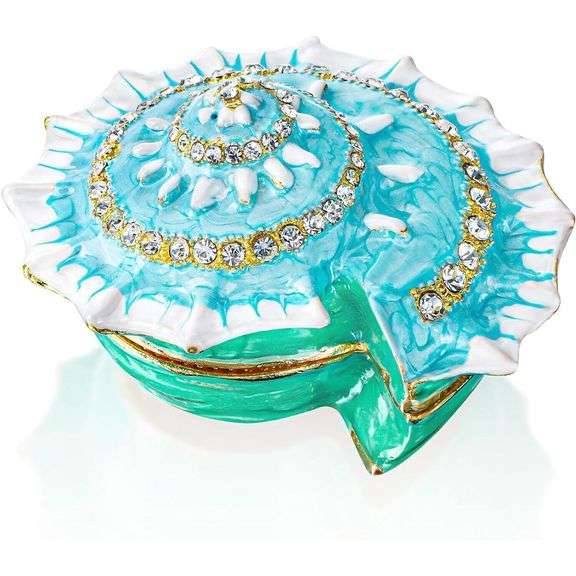 Handmade Conch Jewelry Box