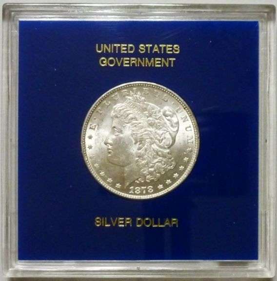 Exceptional BU 1878 7TF Rev. Of 1879 Morgan Silver Dollar!