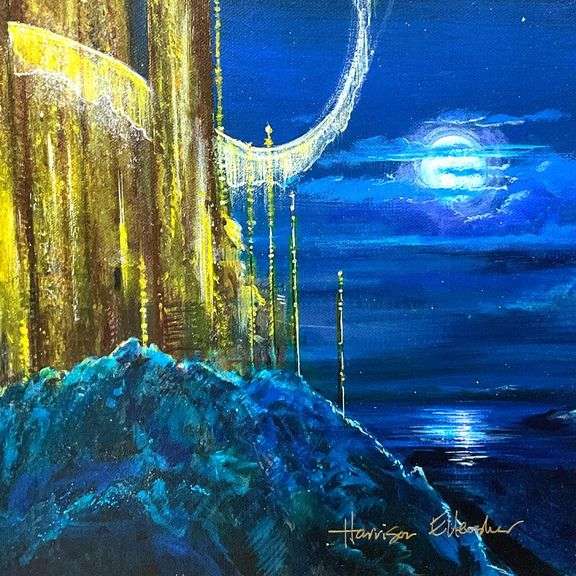 Gold Castle by Peter Ellenshaw (1913-2007)