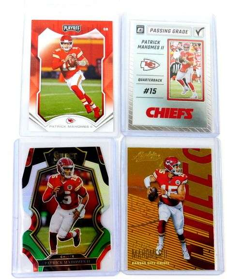 4 Patrick Mahomes II Football Cards