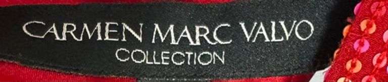 Carmen Marc Valvo, brand name dress