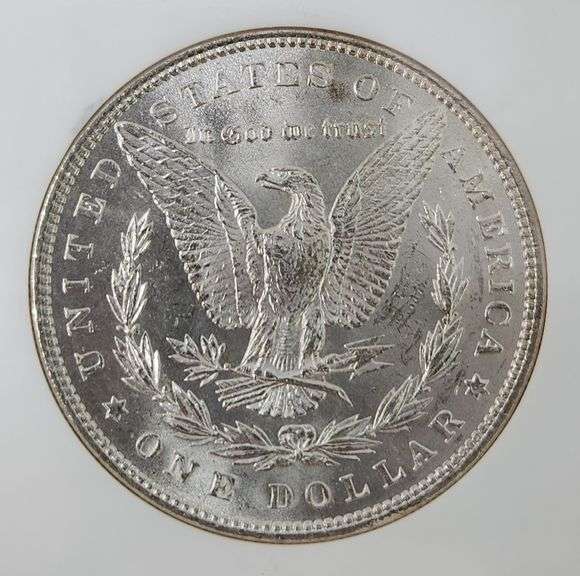 1886 Morgan Silver Dollar, MS63 NGC