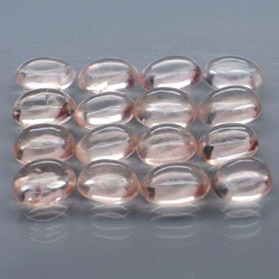Gorgeous 10.29ct all natural Morganite cabochon set