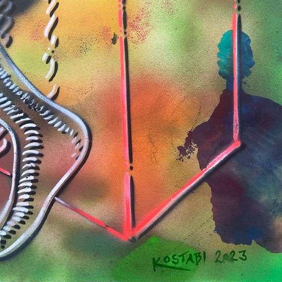 Blazing Embrace by Kostabi Original