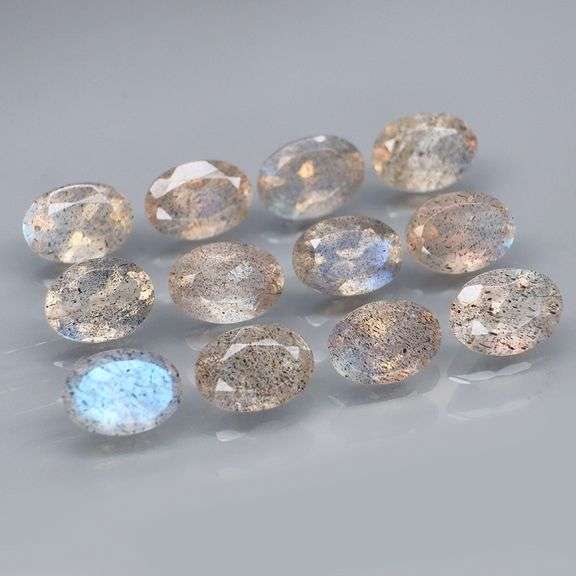 Eye catching 8.79ct natural faceted Moonstone set