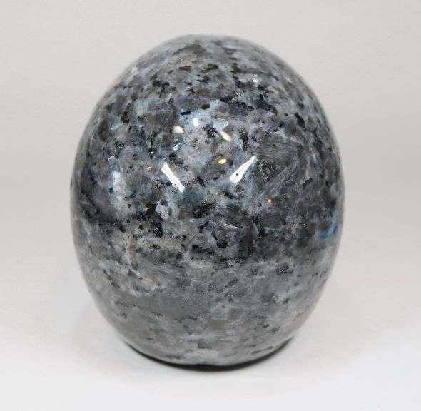 Gorgeous 6,725ct Larvikite Skull Carving