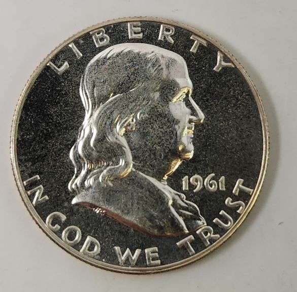 1961 Proof Franklin Half Dollar